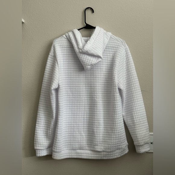 White textured, extremely soft and comfy men’s hoodie - Picture 3 of 7